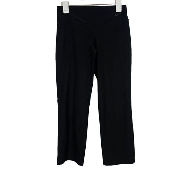 Nike Dri-Fit Black Bootcut Athletic Pants - Picture 1 of 4
